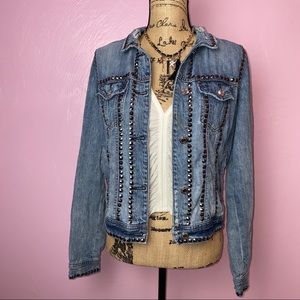 AEO Denim Studded Heavy Jacket